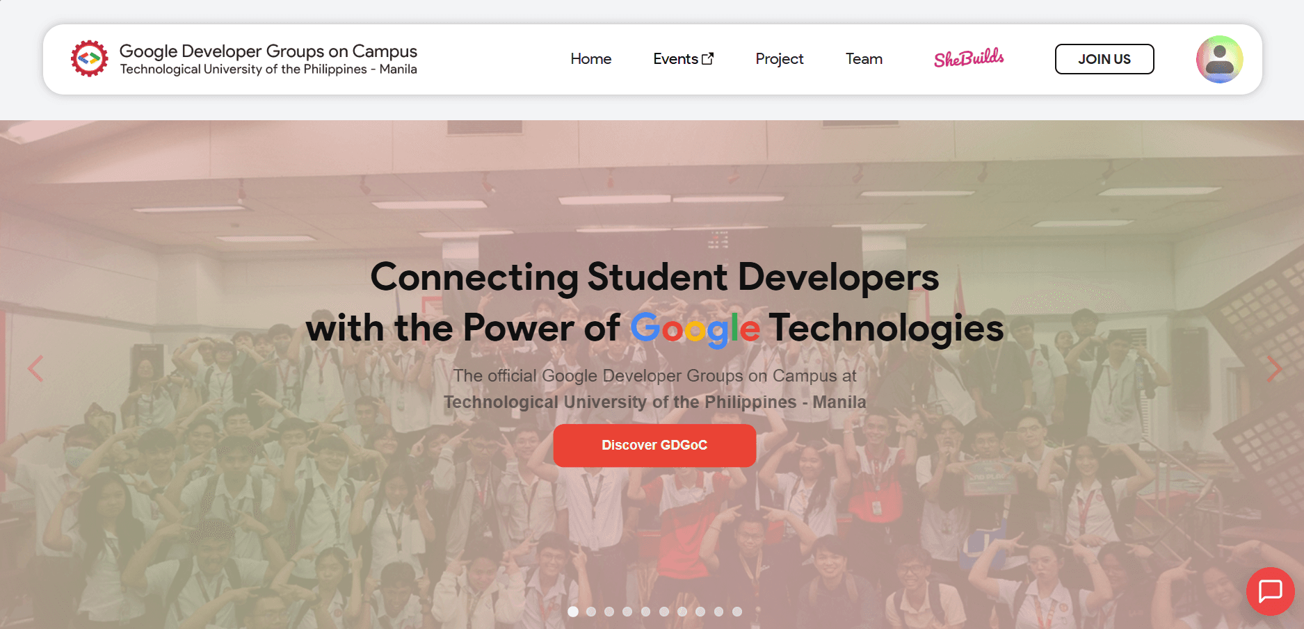 GDG on Campus — TUP Manila — screenshot 1 of 2